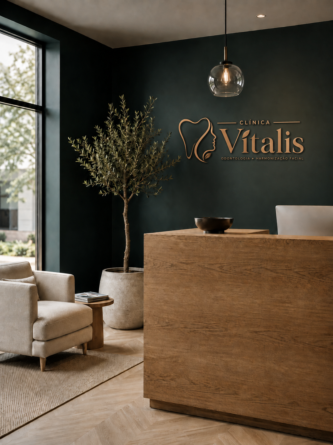 Recepção da Clínica Vitalis